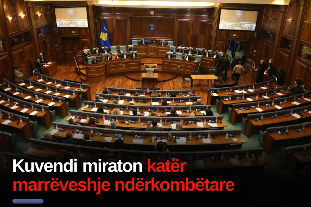 Kuvendi miraton katër marrëveshje ndërkombëtare